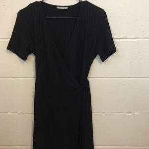 Zara Cross Over Wrap Dress NWOT